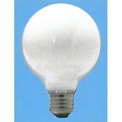 白熱電球 ボール電球 E26口金 100～110V 40W形 60mm径 GW100/110V-40W/60