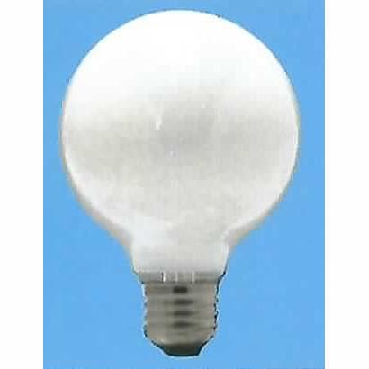 白熱電球 ボール電球 E26口金 110V 100W形 125mm径 ホワイト G125 E26 110V-100W(S)