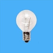 白熱電球 ミニボール電球 E12口金 110V 15W形 30mm径 クリア G30 E12 110V-15W(C)