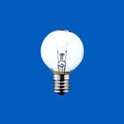 白熱電球 ボール電球 E17口金 110V 10W形 40mm径 クリア G40 E17 110V-10W(C)