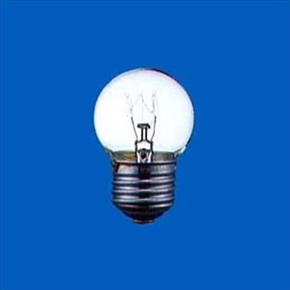 白熱電球 ボール電球 E26口金 100～110V 25W形 40mm径 クリア G40 E26 100/110V-25W(C)