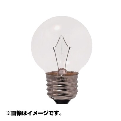 白熱電球 ボール電球 E26口金 110V 10W形 50mm径 クリア G50 E26 110V-10W(C)