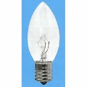 白熱電球 ローソク球 E17口金 110V 10W形 30mm径 クリア C9 E17 110V-10W(C)