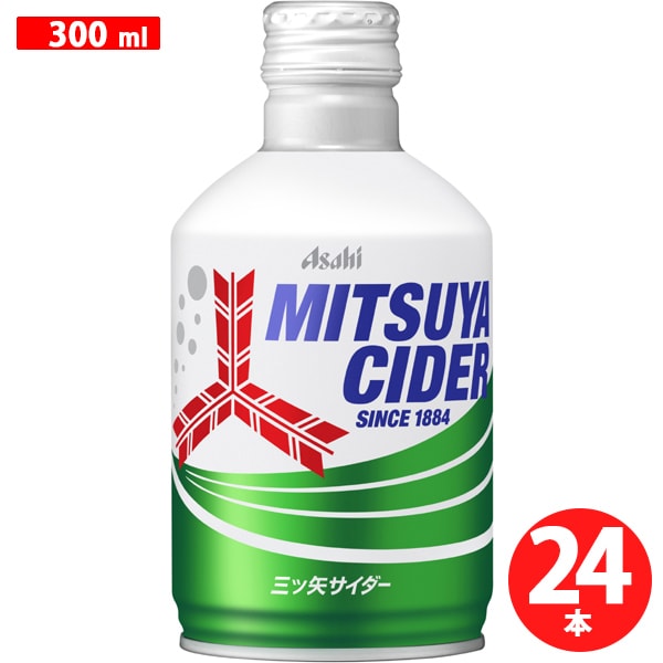三ツ矢サイダー ボトル缶 300ml×24本 [炭酸飲料]