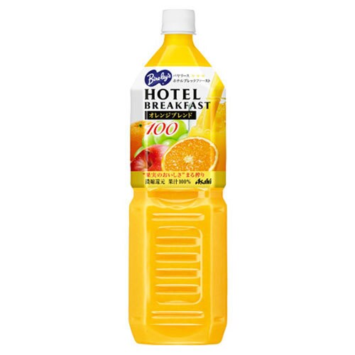 バヤリース BFオレンジブレンド100 1.5L×8本 [果実果汁飲料]