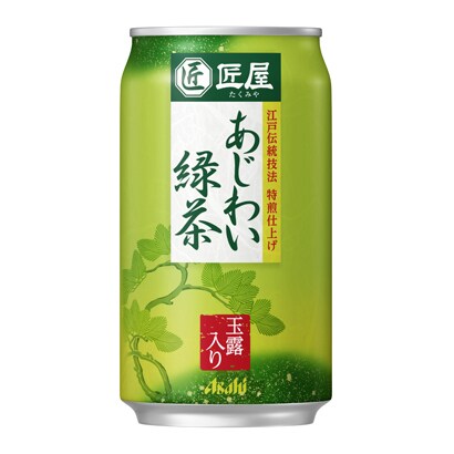 匠屋 あじわい緑茶 缶 340ml×24本 [お茶]