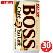 ボス カフェオレ 缶 185ml×30本 [コーヒー飲料]