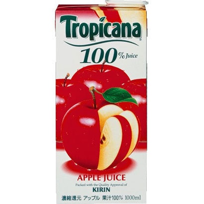 トロピカーナ　アップル　LLスリム　1L×6本 [果実果汁飲料]