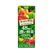 無添加48種濃い野菜　LLスリム　200ml×24本 [野菜果汁飲料]