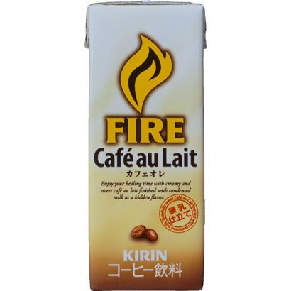 ファイア　カフェオレ　LLスリム　200ml×24本 [コーヒー飲料]