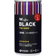 Wコーヒーブラック190g×30本 [コーヒー飲料]