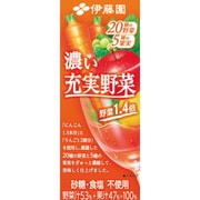 濃い充実野菜紙パック200Ml×24本 [野菜果汁飲料]