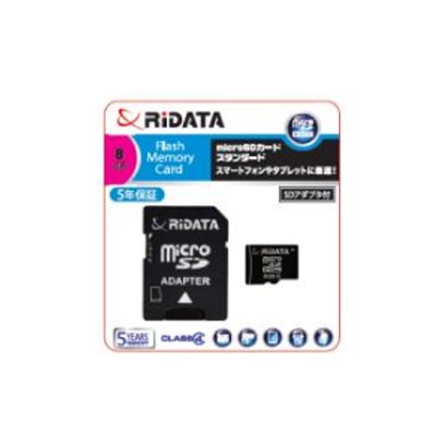 マイクロSDHCカード クラス4 8GB RD-MCSDHC4X8GJP