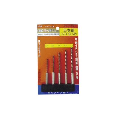 六角軸コバルト正宗ドリル 5本組セット 6COD-5P