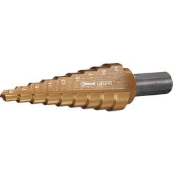 ステージドリル コーティング 5段 軸径10mm LB412AG