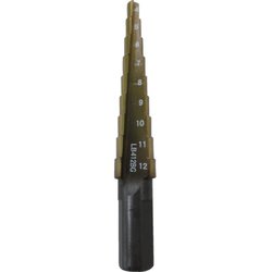 ステージドリル コーティング 9段 軸径10mm LB412BG