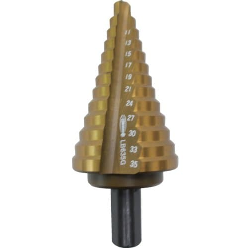 ステージドリル コーティング 13段 軸径10mm LB635G