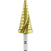電動ドリル用六角シャンクスパイラルステップドリル ゴールドタイプ ESD-422SG