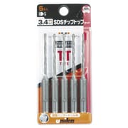 チップトップドリルセット 3.4mm 5本セット DP5-T34