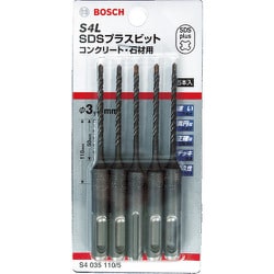 ボッシュ SDSプラス S4 3.4 （1S（PK）=5本入） S4034110/5