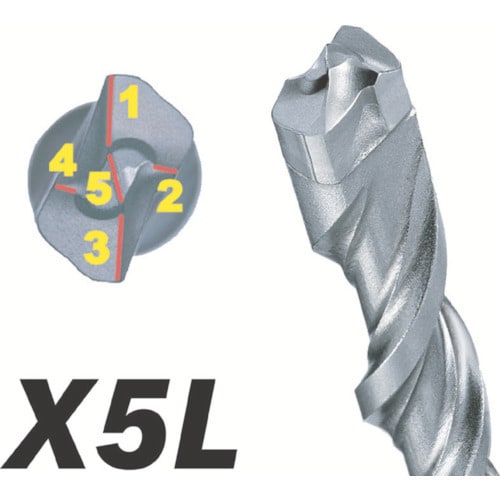 ボッシュ SDSプラスビットX5L 12.5×165 X5L125165