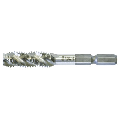 六角軸スパイラルタップM6×1.0 NO28S-M6X1.0