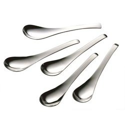 Amazon｜下村企販 レンゲ スプーン 5本組 【日本製】 食洗機対応