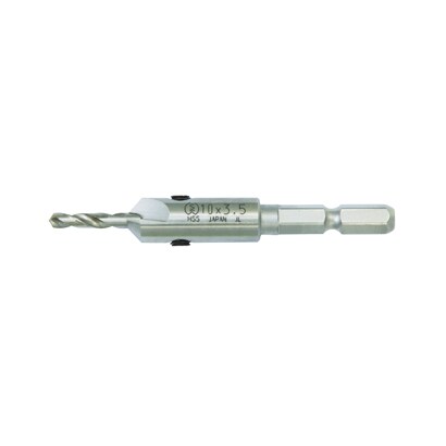 6角軸ドリルカッター(L15mm)10.0×3.5mm NO23-10035