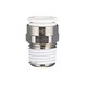 ファイブメイルコネクタ W(白)6mm・R1/8 F6-01MW