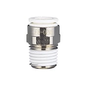 ファイブメイルコネクタ W(白)8mm・R1/8 F8-01MW