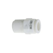 ファイブ樹脂メイルコネクタ W(白)8mm・R1/4 FR8-02MW