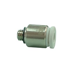 ファイブ六角穴付メイルコネクター W(白)6mm・M5X0.8 F6-M5MSW