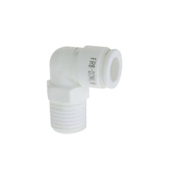 ファイブ樹脂メイルエルボ W(白)8mm・R1/4 FR8-02MLW
