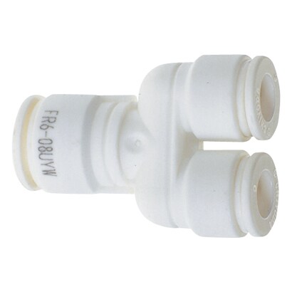 ファイブ異径ユニオンワイ W(白)8mm(2箇所)X10mm FR8-10UYW