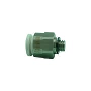 ファイブSUSメイルコネクタ 白 4mm・M5X0.8 FS4-M5MW