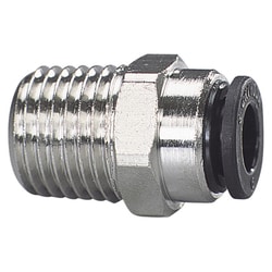 ファイブSUSメイルコネクタ 6mm・R1/4 FS6-02M
