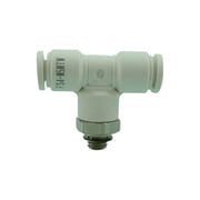 ファイブSUSメイルブランチティ 白 4mm・M5X0.8 FS4-M5MTW