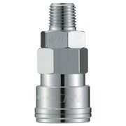 クイックカップリング AL40型 鋼鉄製 メネジ取付用 CAL48SM