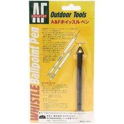 ホイッスルボールペンブラック [ホイッスル＆ボールペン]