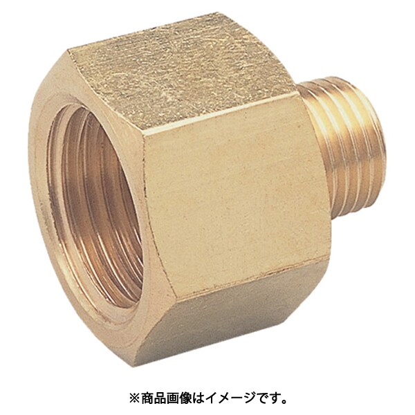 異径内外ソケットPT1/8外×PT3/8内 NF-1013