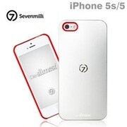 iPhone 5s/5専用 Die slimestデュオアルケース [シルバー&レッド]
