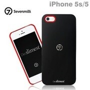 iPhone 5s/5専用 Die slimestデュオアルケース [ブラック&レッド]