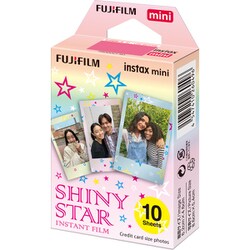 ヨドバシ Com 富士フイルム Fujifilm チェキフィルム Instax Mini Star Ww 1 チェキ絵柄フィルム シャイニースター 通販 全品無料配達