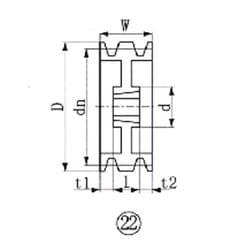 ヨドバシ.com - EVN SPZ212-3 [ブッシングプーリー SPZ 212mm 溝数3