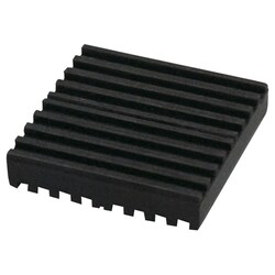 両面スジ入りゴム 20×100mm角 WBG20-10