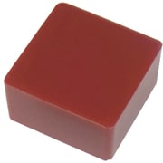防振・緩衝ブロック"ゲルダンパー" 赤 100X100mm 70-100