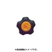 フィットノブ M10 本体/黒 キャップ/橙 (5個入り) FIT-K-M10-O-5P