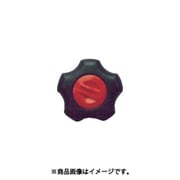 フィットノブ M10 本体/黒 キャップ/赤 (5個入り) FIT-K-M10-R-5P