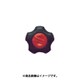 フィットノブ M12 本体/黒 キャップ/赤 (5個入り) FIT-K-M12-R-5P