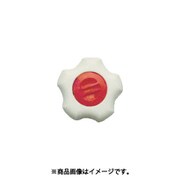 フィットノブ M10 本体/白 キャップ/赤 (5個入り) FIT-W-M10-R-5P
